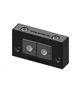 Pasamuros para cables conectorizados, IP66, 2 insertos, serie KEL-ER-E, tornillos inox , ICOTEK