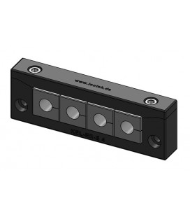 Pasamuros para cables conectorizados, IP66, 4 insertos, serie KEL-ER-E, tornillos inox , ICOTEK